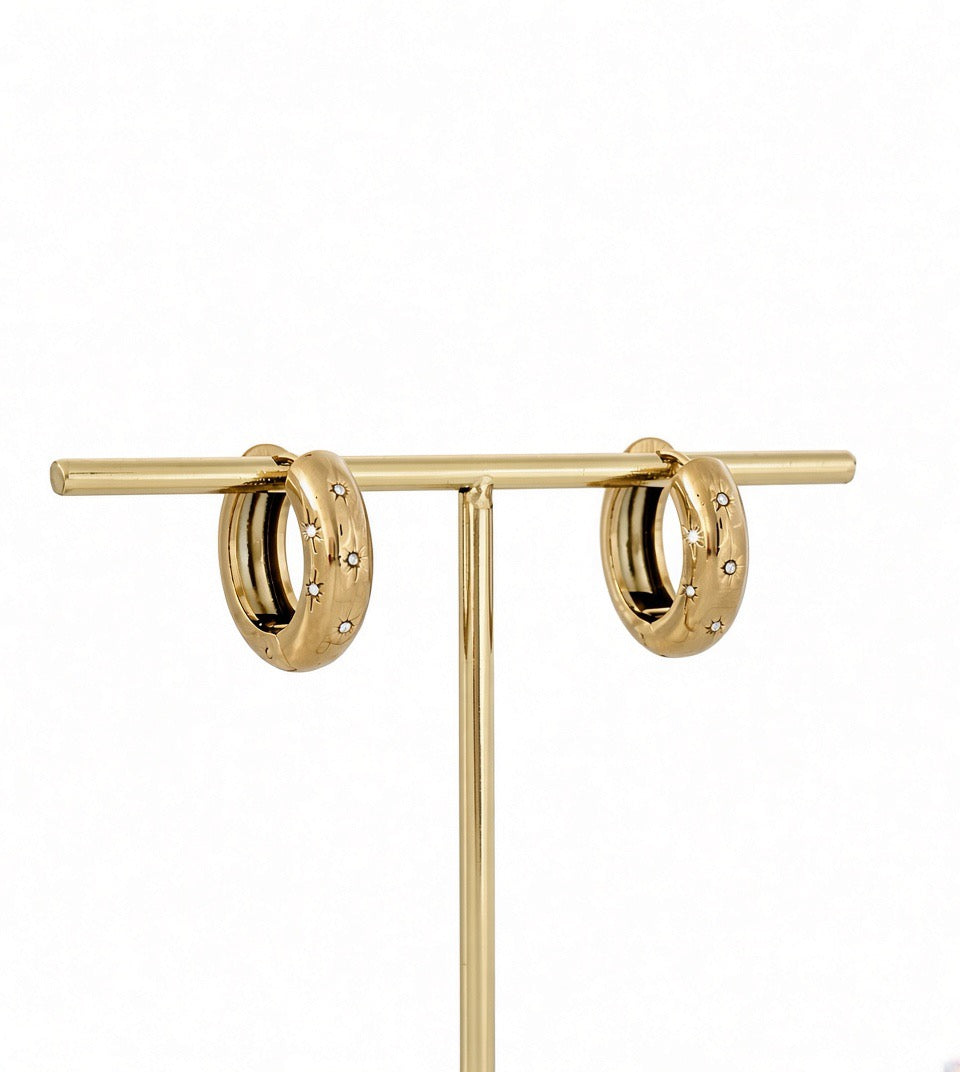 Boucles d'oreilles Hyades Dorées